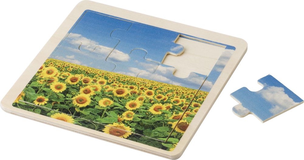 Houten puzzel Alvaro - voor bedrijven en relatiegeschenken