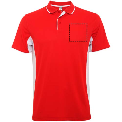 Montmelo 150 g/m² unisex sportpolo met korte mouwen