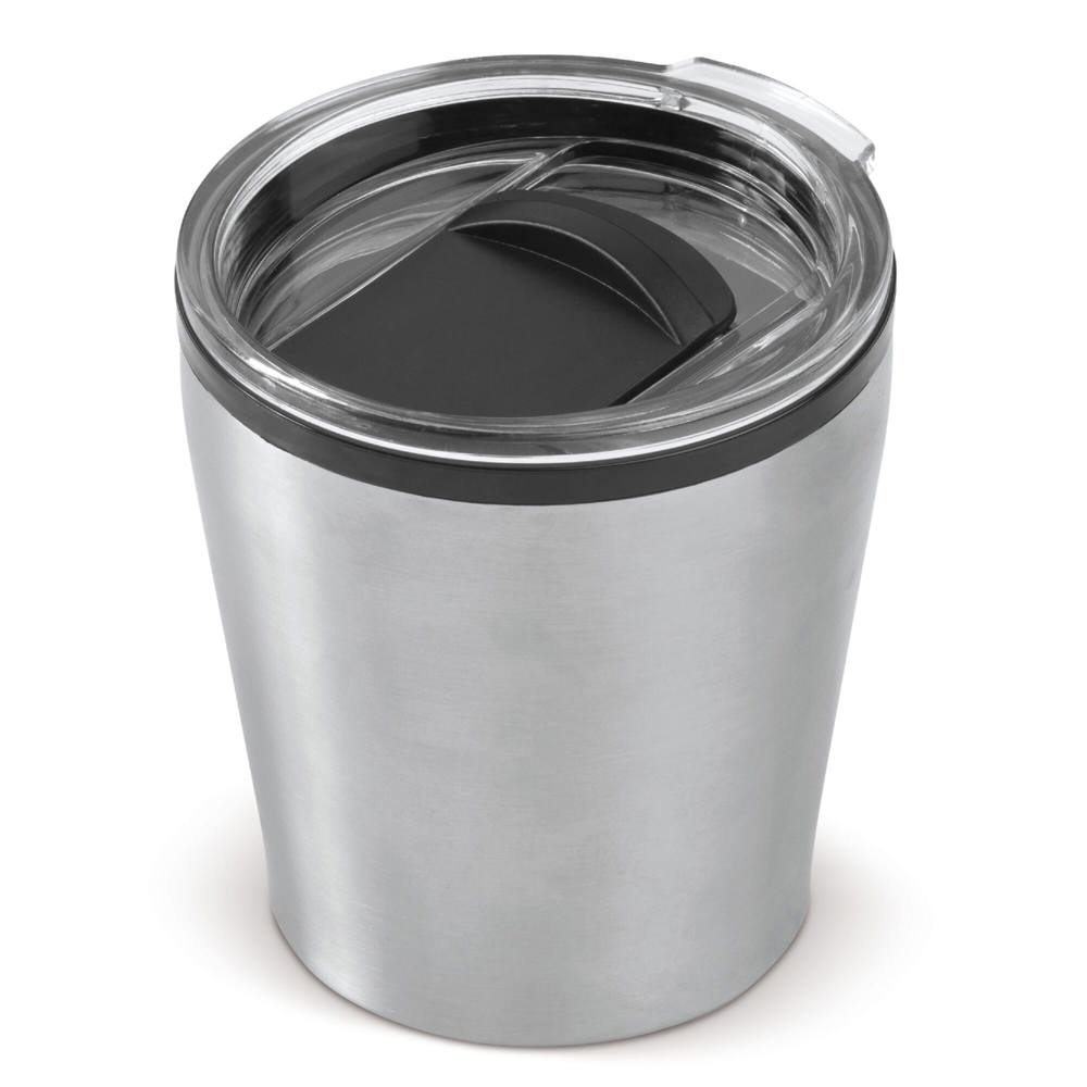 Koffiebeker metallic 180ml - kopen of bedrukken - Zilver