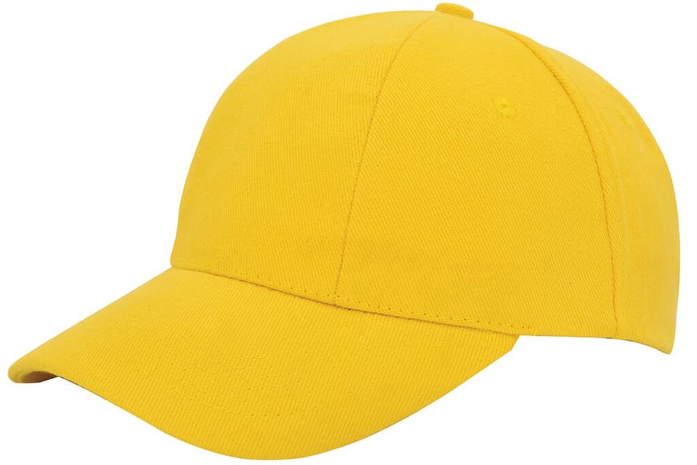 Turned brushed cap - met logo of onbedrukt bestellen - Geel (PMS 101c) / Geel