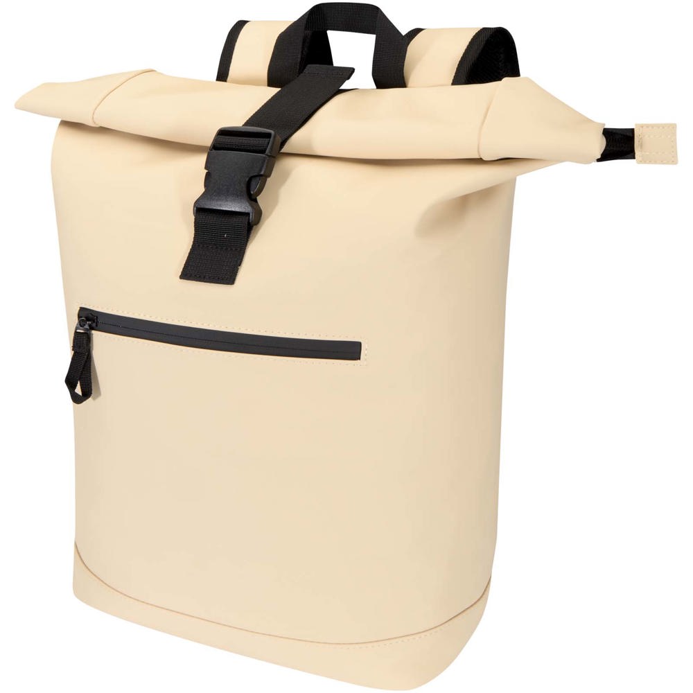 Resi Plus 15 inch GRS gerecyclede roltop rugzak 18 l - voor bedrijven en relatiegeschenken - Havermout