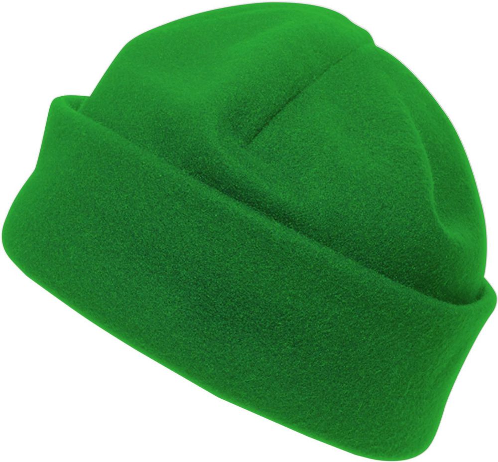 Polyester fleece (200 gr/m²) muts Elliana - voor bedrijven en relatiegeschenken - groen