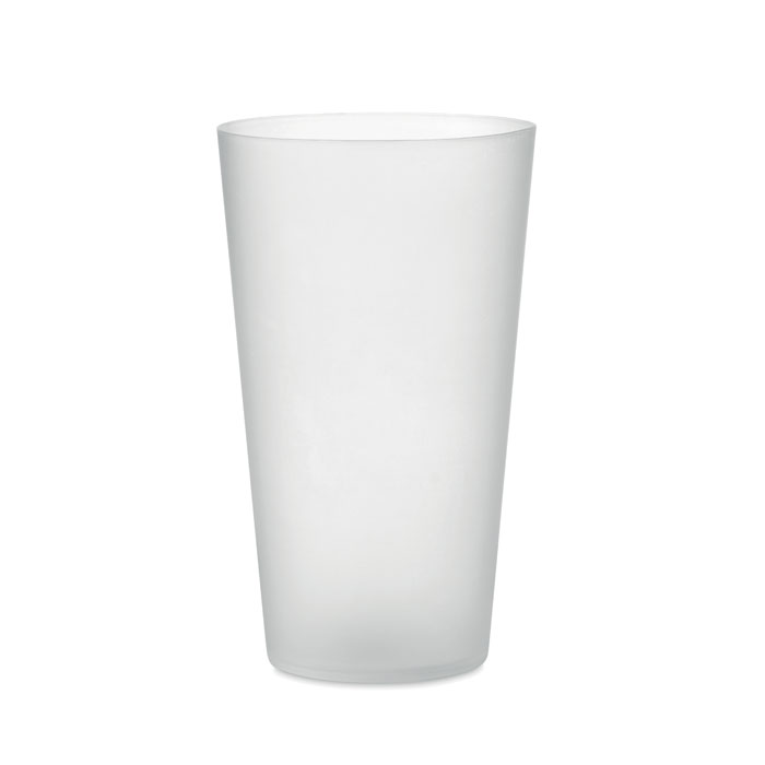 FESTA LARGE - Herbruikbare event beker 500ml - kopen of bedrukken - transparant wit