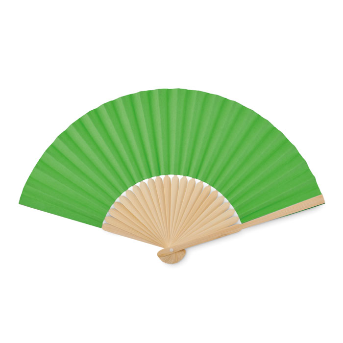 FANNY PAPER - Waaier bamboe - met logo of onbedrukt bestellen - Limoen