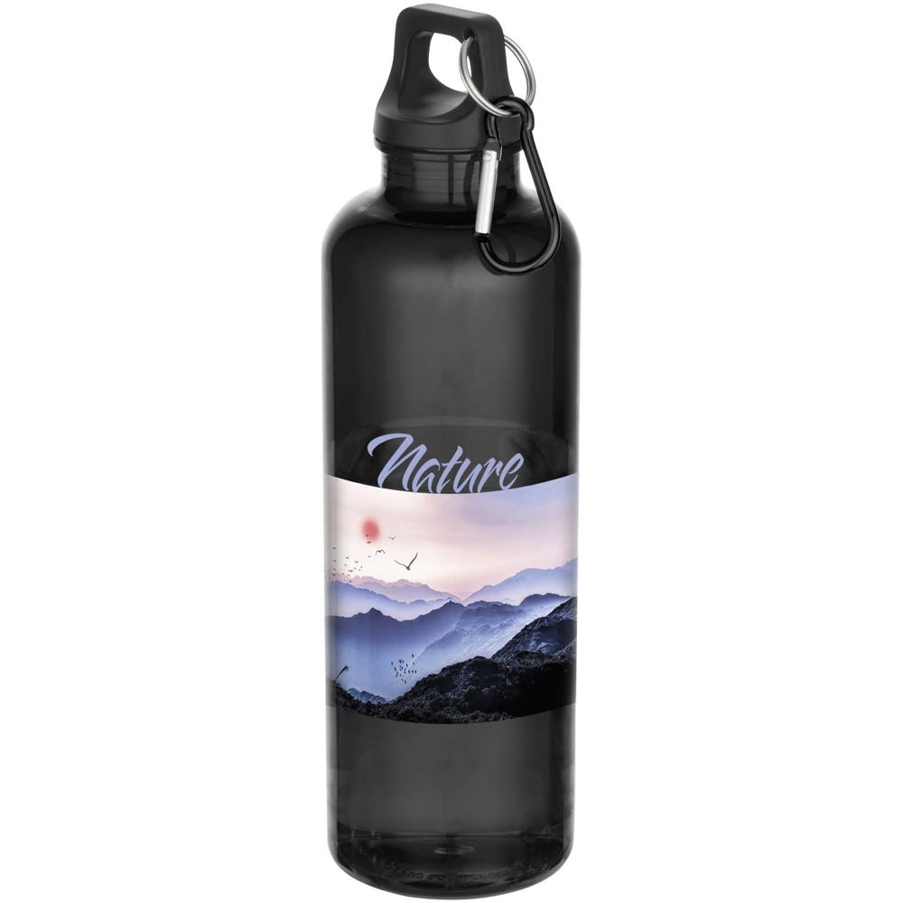 Oregon 750 ml waterfles van RCS-gecertificeerd gerecycled plastic met karabijnhaak