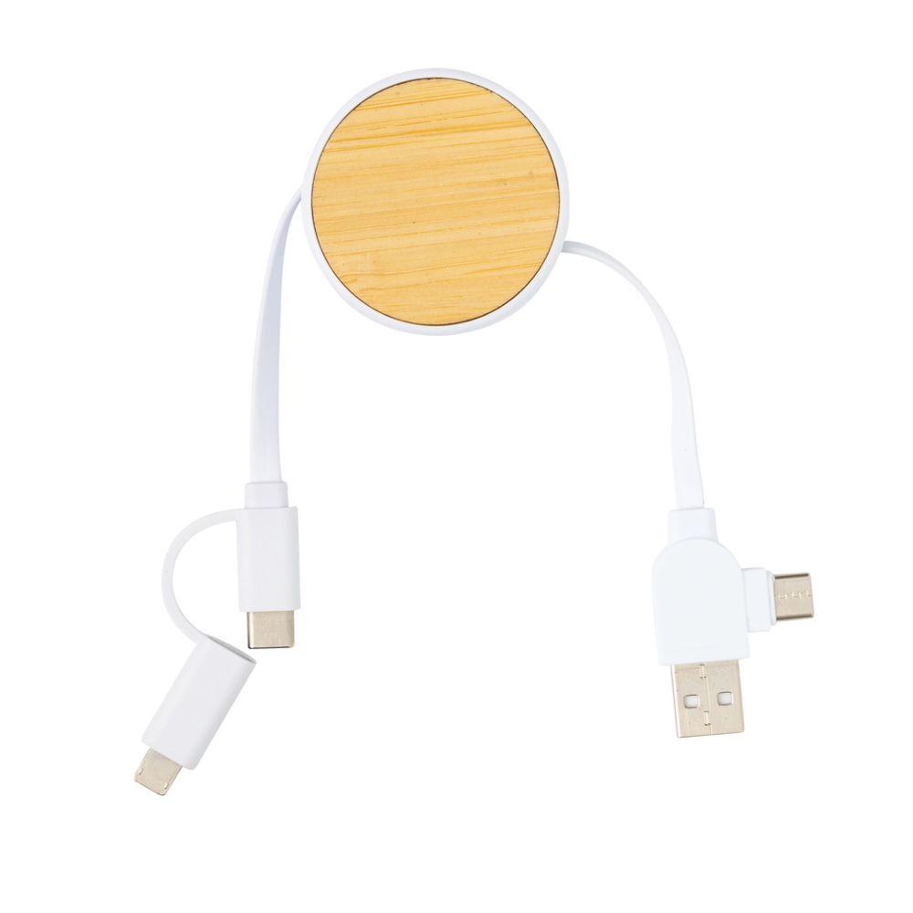 RCS gerecycled plastic Ontario 6-in-1 oprolbare kabel