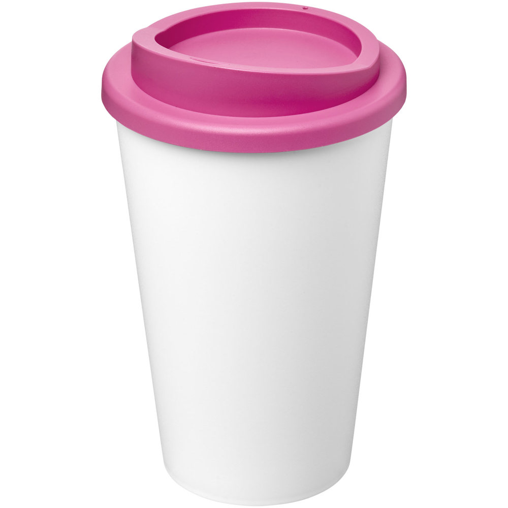 Americano® Eco 350 ml gerecyclede drinkbeker - kopen of bedrukken - Wit, Roze