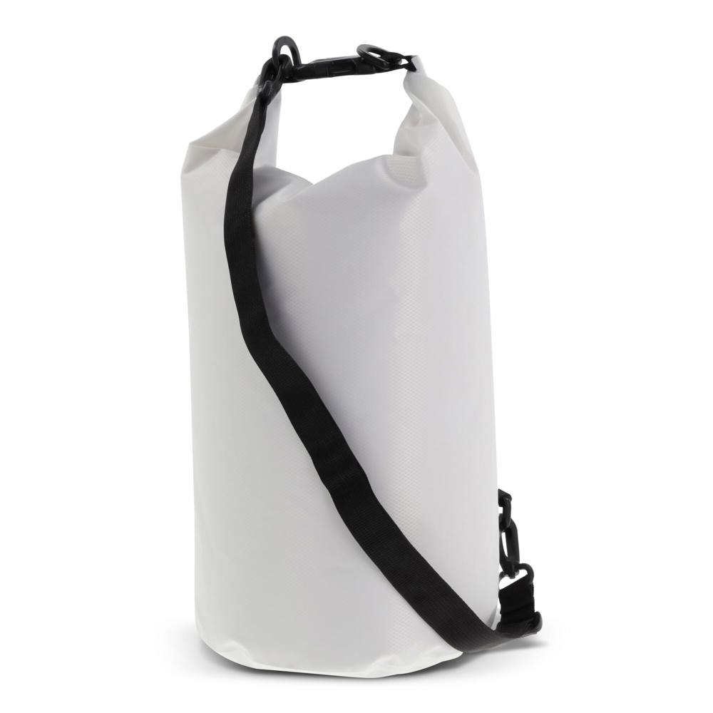 Waterwerende tas 10L IPX6 - met logo of onbedrukt bestellen - Wit