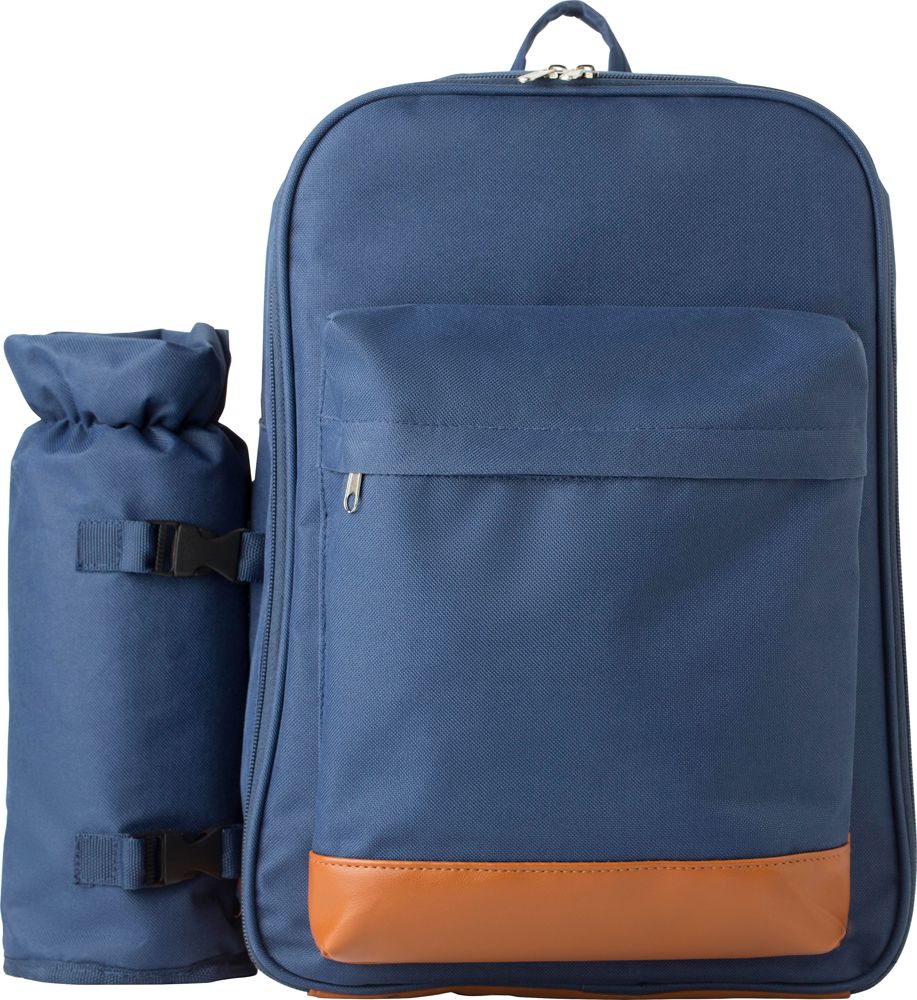 Polyester (600D) picknick rugzak Allison - met logo of onbedrukt bestellen - Blauw