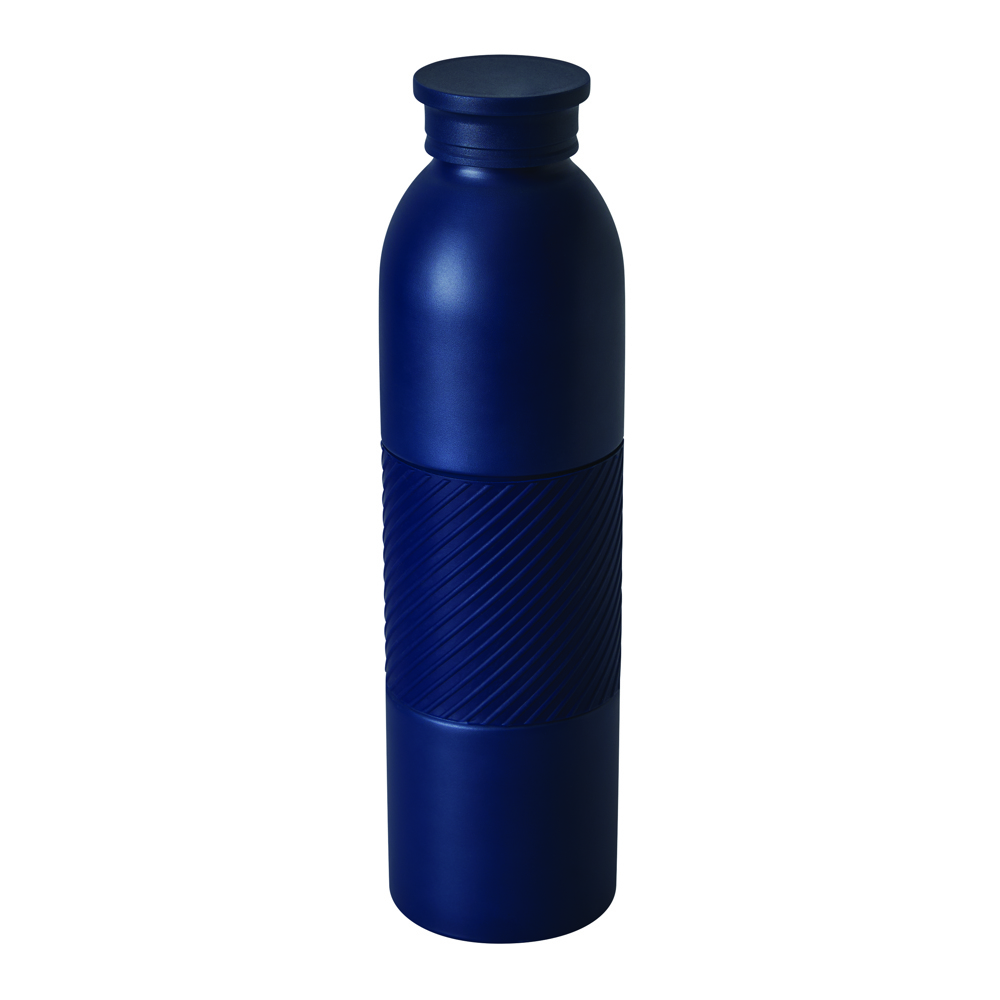 VACUGRIP - Vacuüm-isoleer-drinkfles - met logo of onbedrukt bestellen - Marineblauw