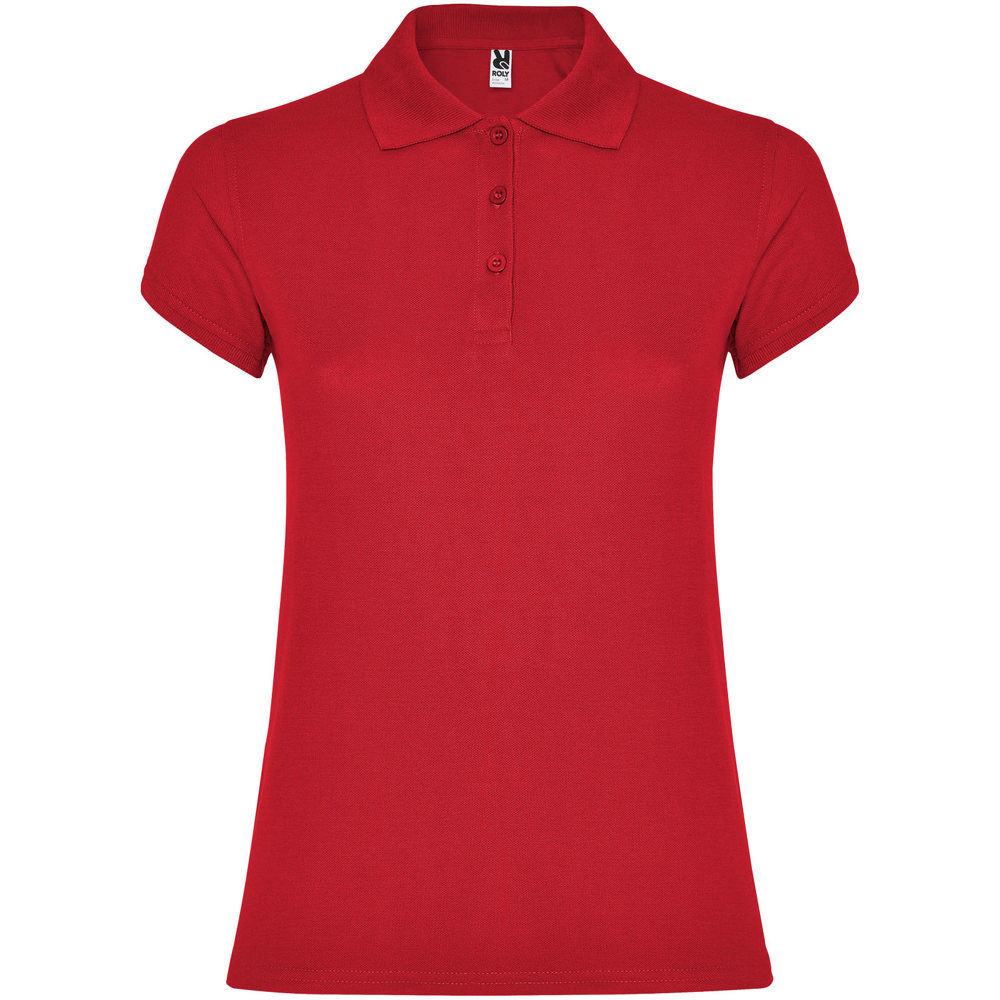 Star damespolo met korte mouwen - kopen of bedrukken - rood