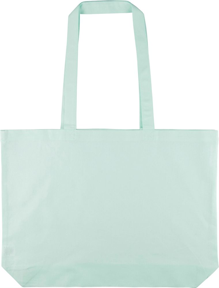Katoen (140 gsm) boodschappentas Tarin - voor bedrijven en relatiegeschenken - Pastel groen