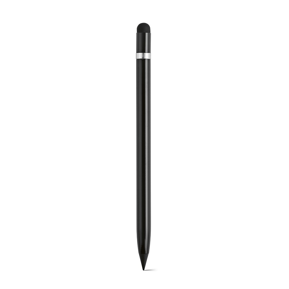 Voltaire Inktloze Pen Gerecycled Aluminium - Zwart