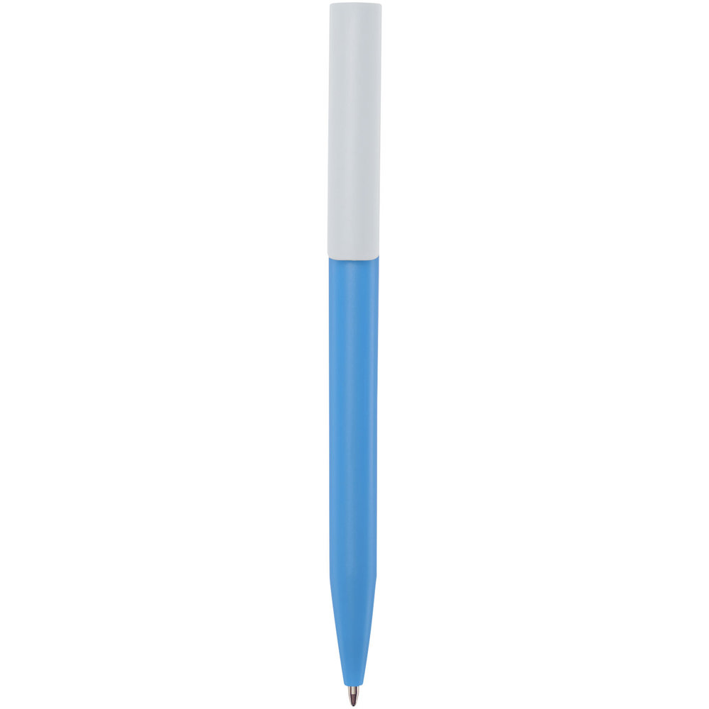 Unix balpen van gerecycled plastic (zwarte inkt) - voor bedrijven en relatiegeschenken - Aqua