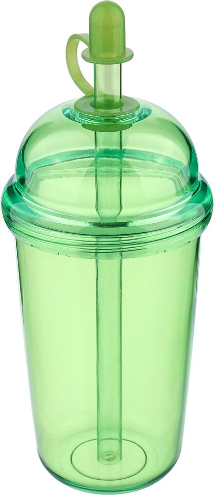 rPet Drinkbeker met rietje Glow 500 ml