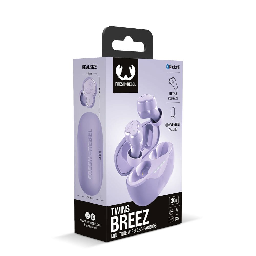 Fresh 'n Rebel Twins Breez True Wireless Oordopjes