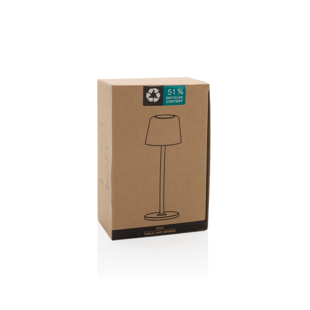 Zenic RCS gerecyclede plastic USB oplaadbare tafellamp