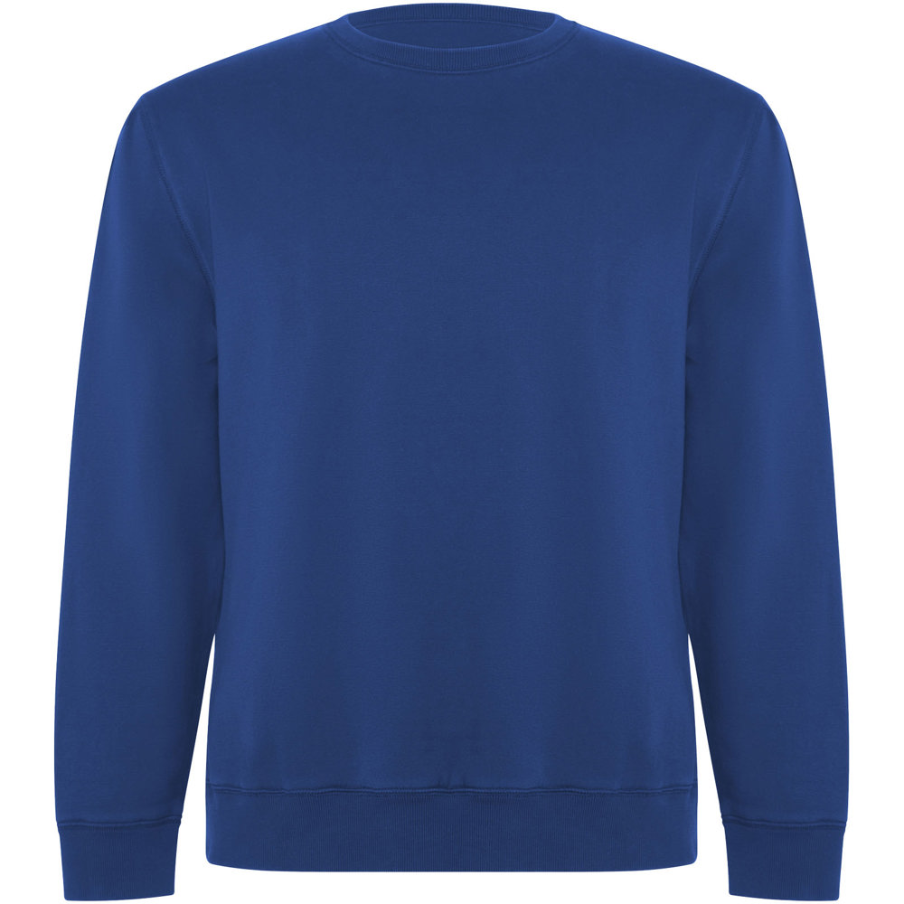 Batian biologisch katoenen uniseks sweater met ronde hals - met logo of onbedrukt bestellen - Koningsblauw