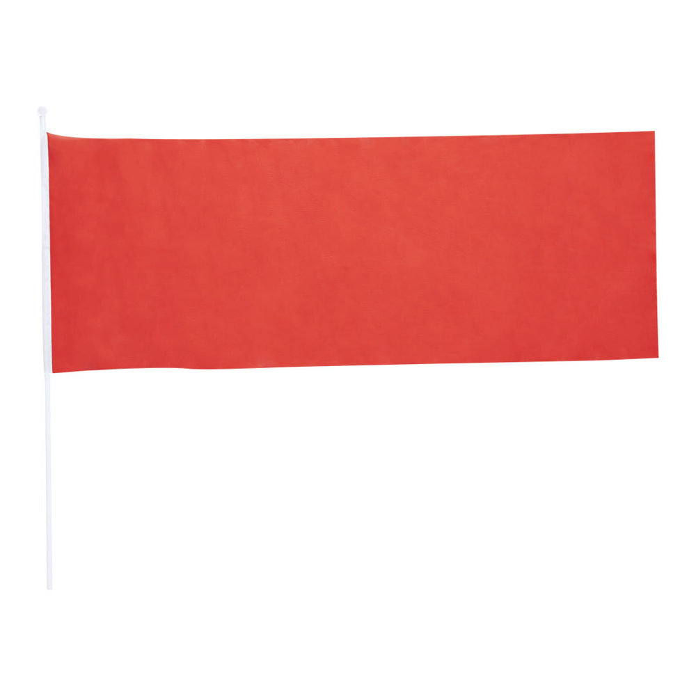 Vlag op Stok Portel - bedrukt of onbedrukt verkrijgbaar - ROJ