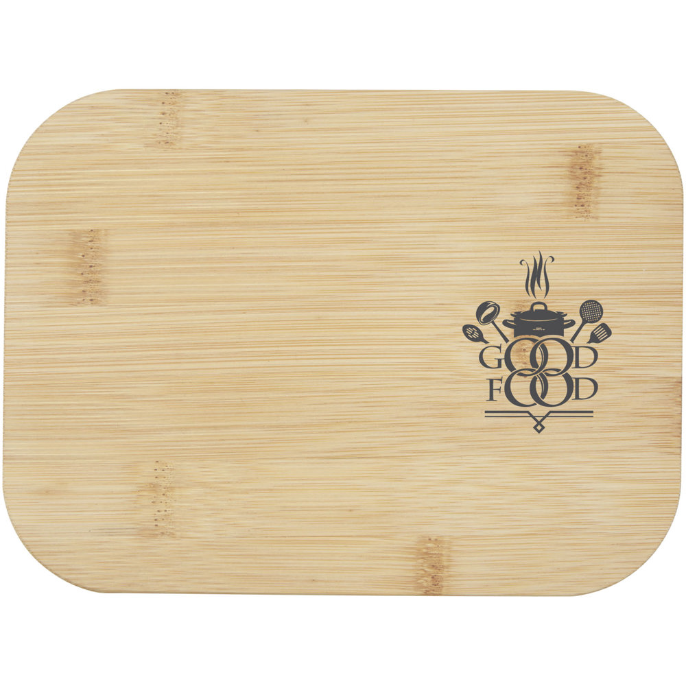 Roby 1000 ml glazen lunchbox met bamboe deksel