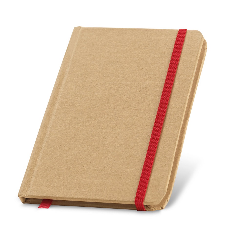 FLAUBERT. Kladblok in zakformaat met effen pagina's - kopen of bedrukken - Rood