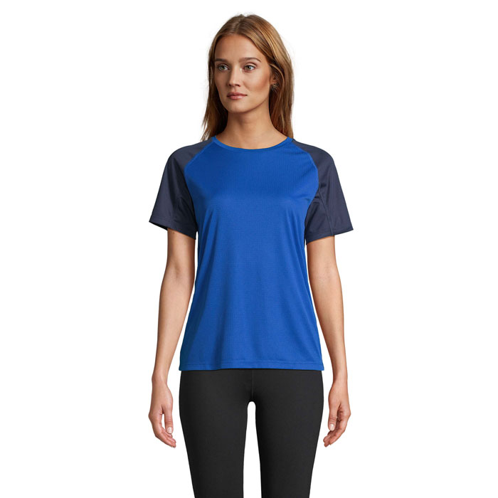VORTEX WOMEN - VORTEX WOMEN RAGLAN T-SHIRT - voor bedrijven en relatiegeschenken - French Navy/Royal Blue
