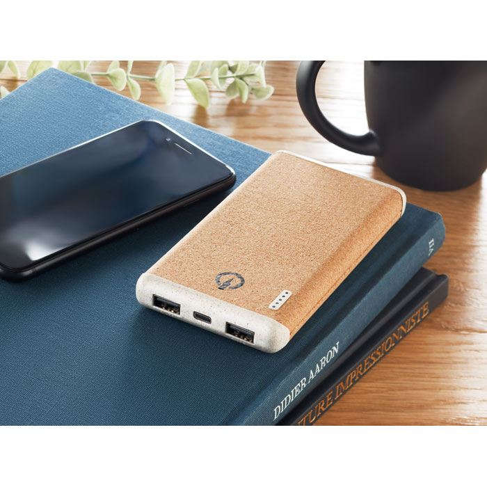 RALIA - Draadloze 10000 mAh PowerBank - voor bedrijven en relatiegeschenken