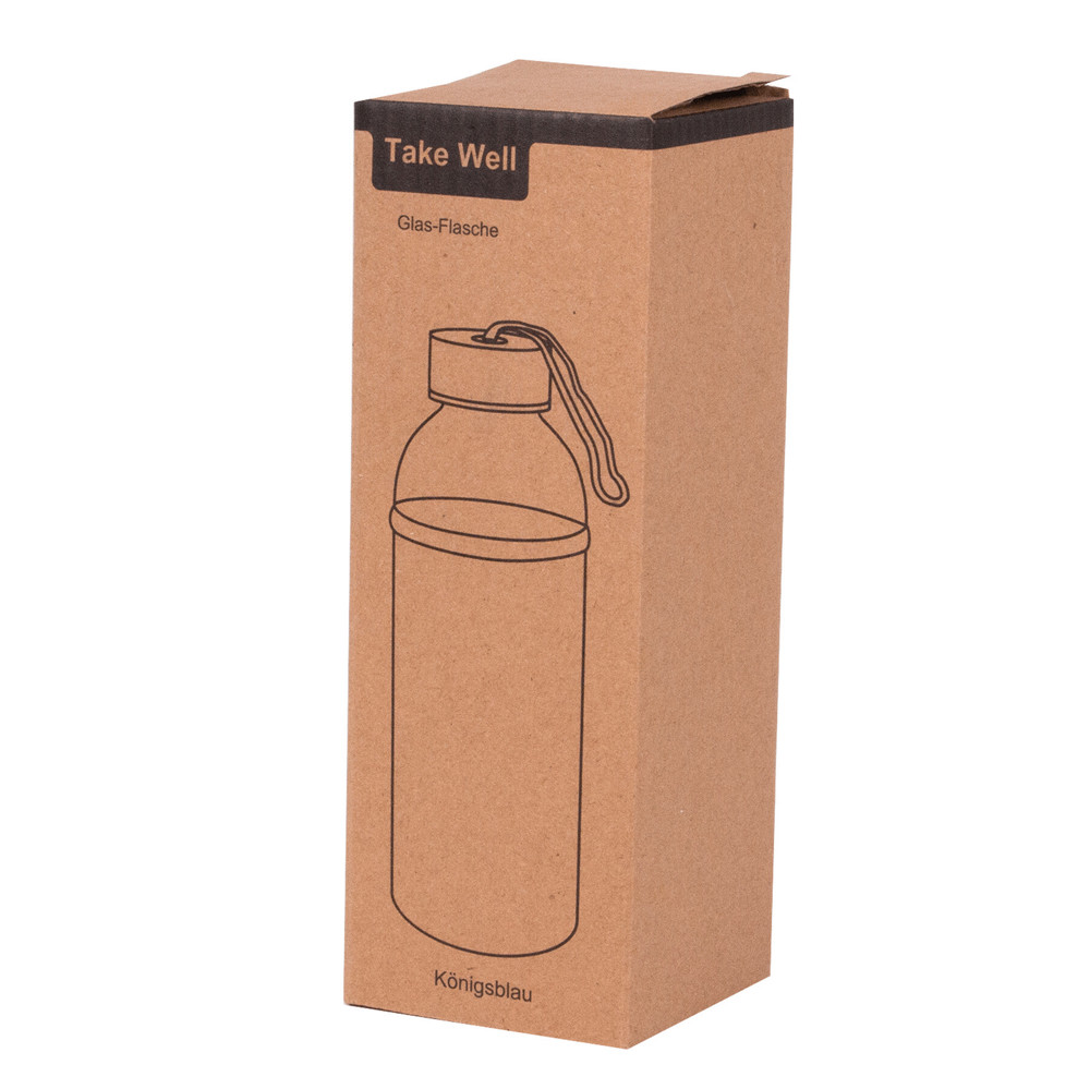 TAKE WELL - Glazen fles