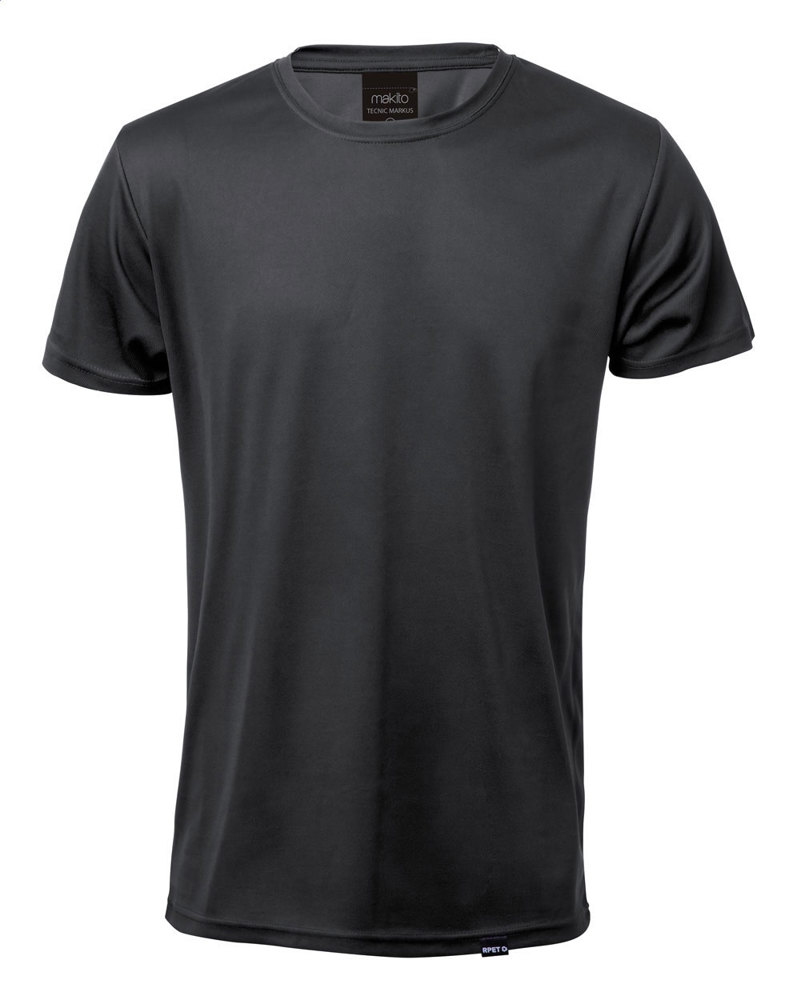Velocity - sport shirt - kopen of bedrukken - Zwart