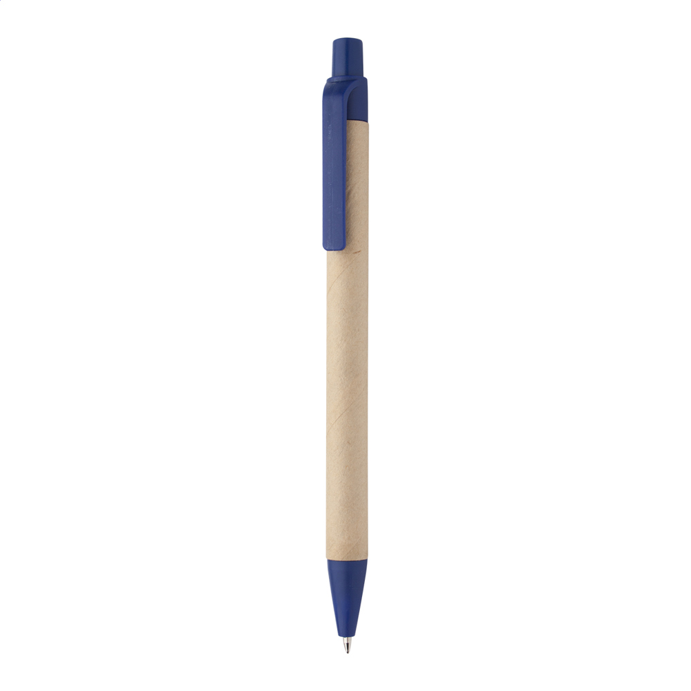 Papper - balpen - bedrukt of onbedrukt verkrijgbaar - blauw/natuurlijk