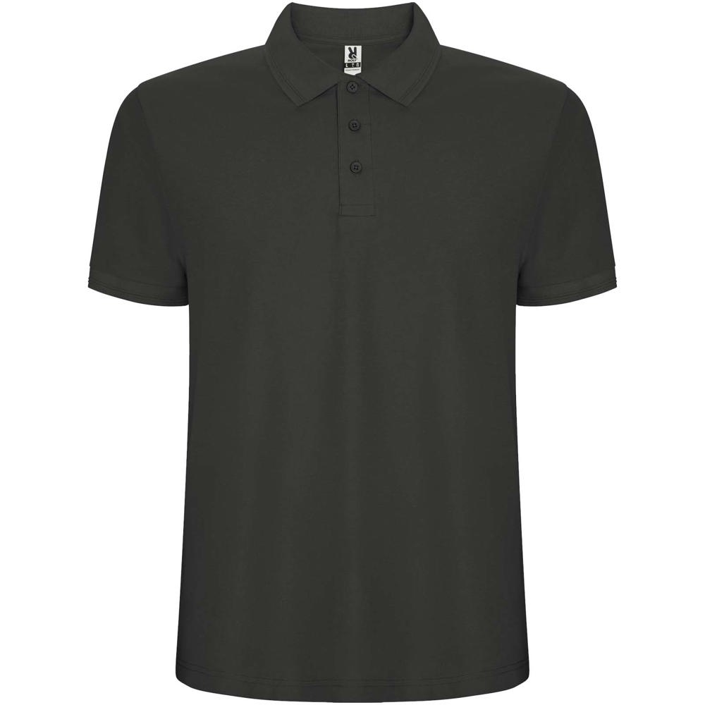 Pagaso Premium herenpolo met korte mouwen - kopen of bedrukken - Donkerlood