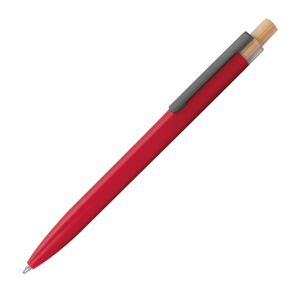 Schrijfset van gerecycled aluminium met een pen en potlood