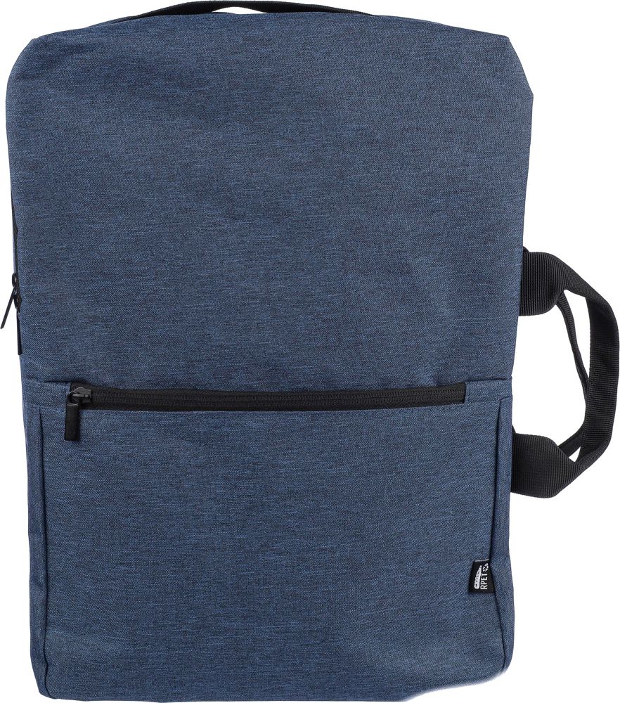 rPET polyester (300D) rugzak Mallory - met logo of onbedrukt bestellen - blauw