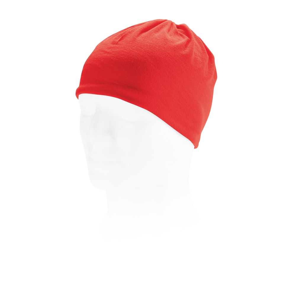 CHARLOTTE. Multifunctionele bandana (130 g/m²) - bedrukt of onbedrukt verkrijgbaar - rood