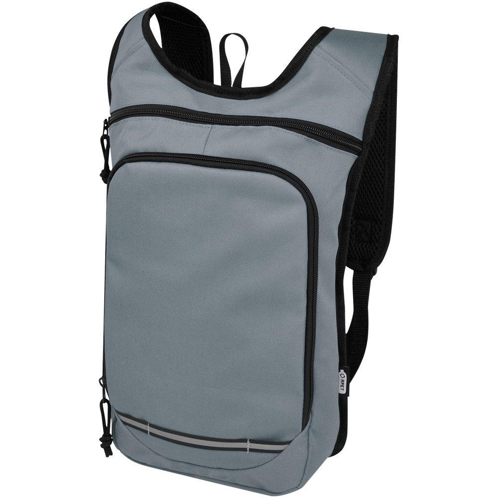 Trails GRS RPET outdoor rugzak 6,5 L - met logo of onbedrukt bestellen - Grijs