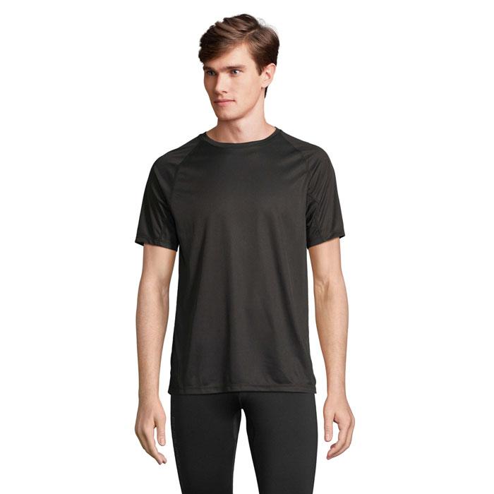VORTEX - VORTEX RAGLAN T-SHIRT - met logo of onbedrukt bestellen - zwart