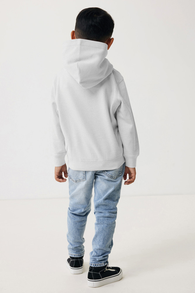IQONIQ Yengo kids recycled katoen hoodie met steekzakken