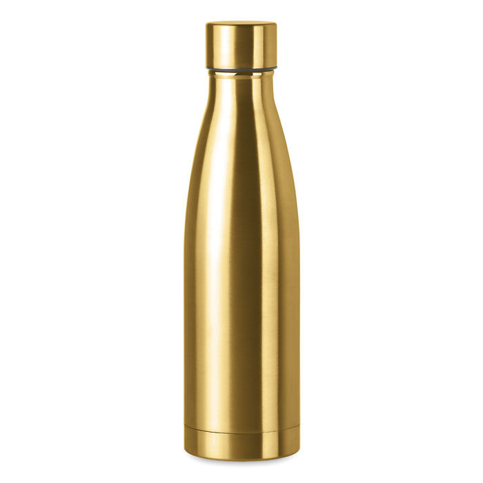 BELO BOTTLE - Dubbelwandige drinkfles 500 ml - voor bedrijven en relatiegeschenken - Mat Goudkleurig