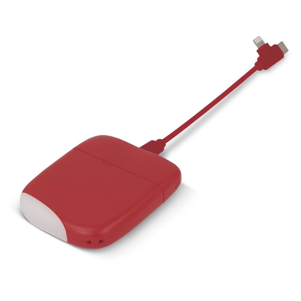 Xoopar ICE P Powerbank 5000mAh - voor bedrijven en relatiegeschenken - Rood