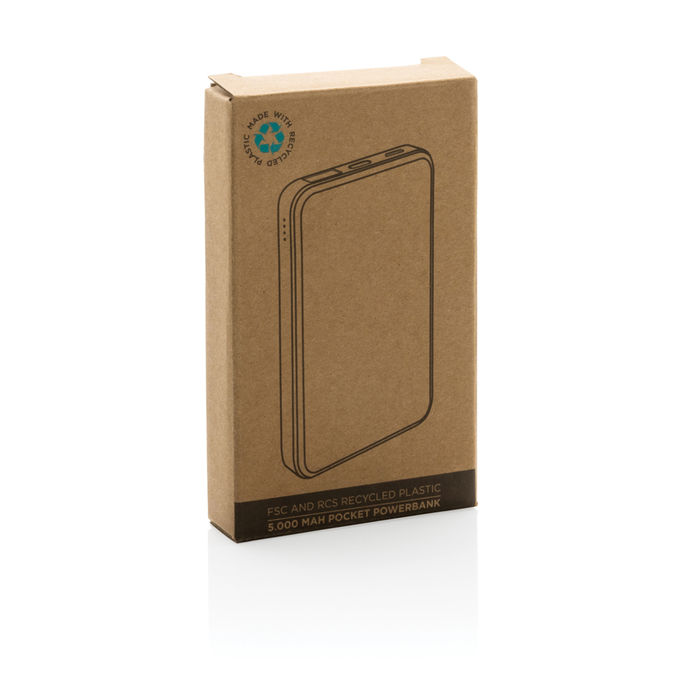 RCS gerecycled plastic 5.000 mAh Powerbank