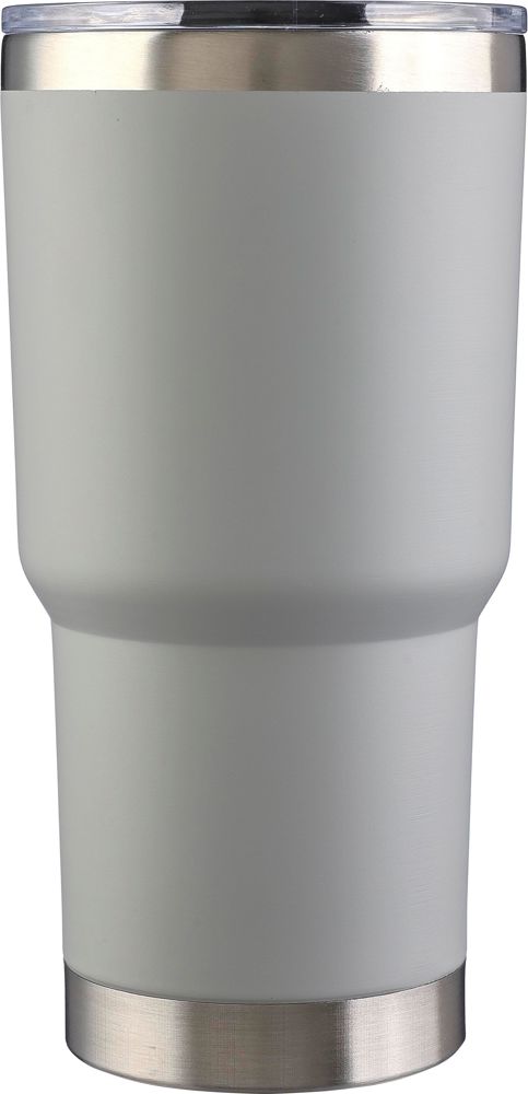 Roestvrijstalen dubbelwandige drinkbeker 590 ml Arnold - voor bedrijven en relatiegeschenken - grijs