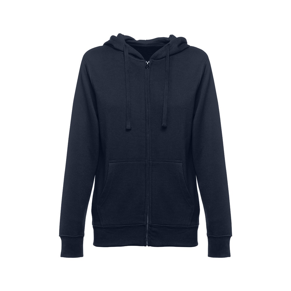 THC AMSTERDAM WOMEN. Damessweatshirt van katoen en polyester - voor bedrijven en relatiegeschenken - Marineblauw