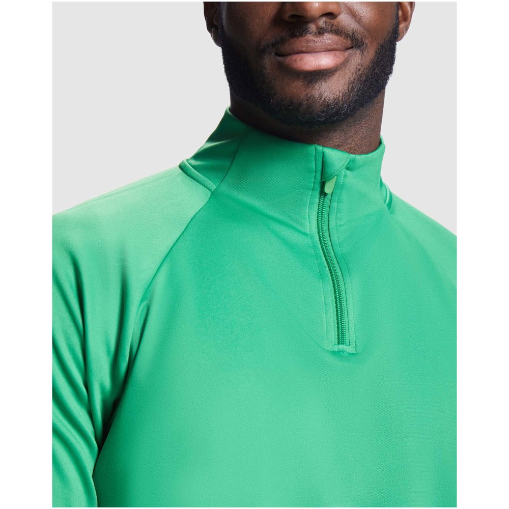 Epiro sweatshirt met lange mouwen en kwartrits voor kinderen - met logo of onbedrukt bestellen