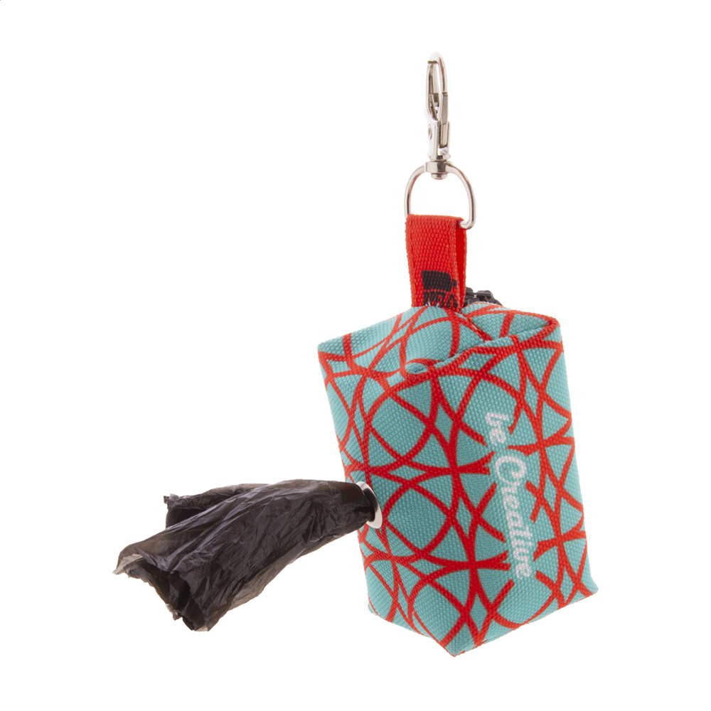 Pavesave - custom made RPET hondenpoepdispenser - voor bedrijven en relatiegeschenken - zwart/wit