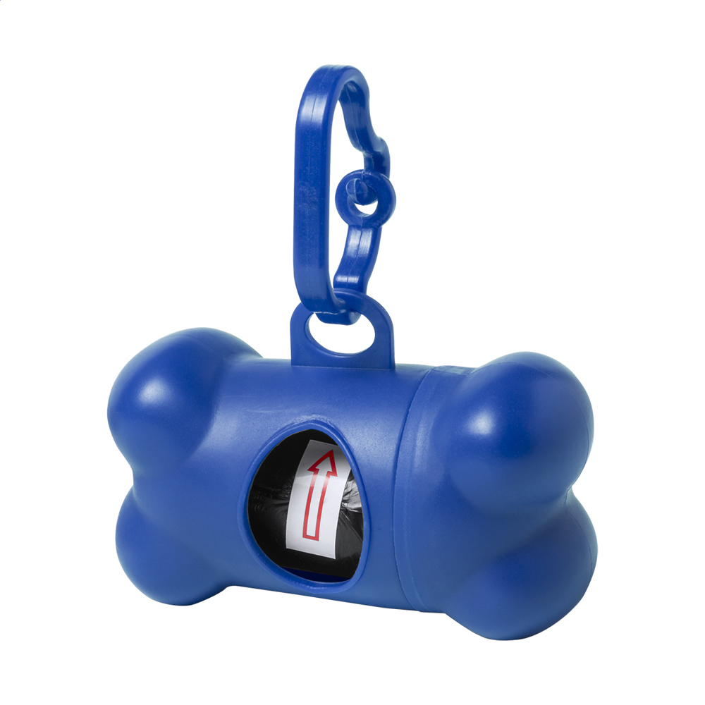 Pobba - dispenser voor poepzakjes - kopen of bedrukken - blauw