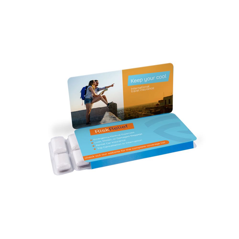 Sportlife blister 12 stuks met flap - met logo of onbedrukt bestellen