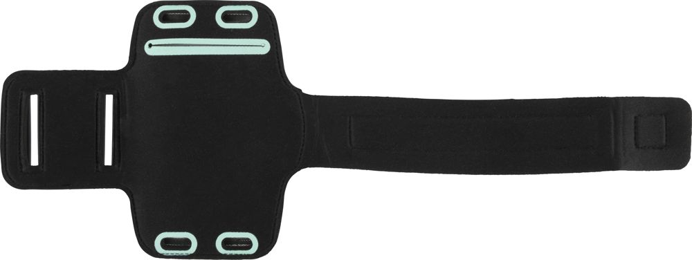 EVA telefoonarmband Danny - bedrukt of onbedrukt verkrijgbaar - Zwart