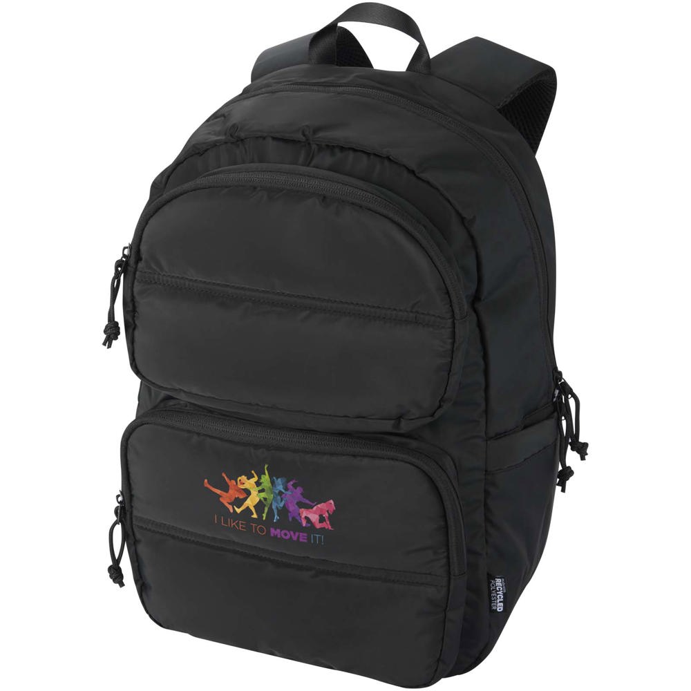 Puffer 15,6" GRS gerecycleerde laptoptas 18L