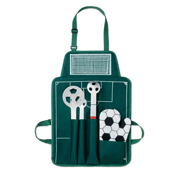 DONAU BALLY - Voetbal BBQ-set - voor bedrijven en relatiegeschenken