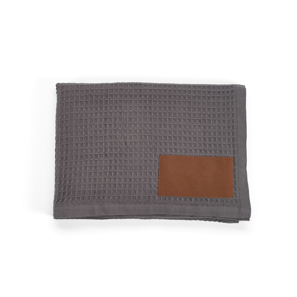Giotto Deken Gerecycled Katoen 200 grams - Donkergrijs
